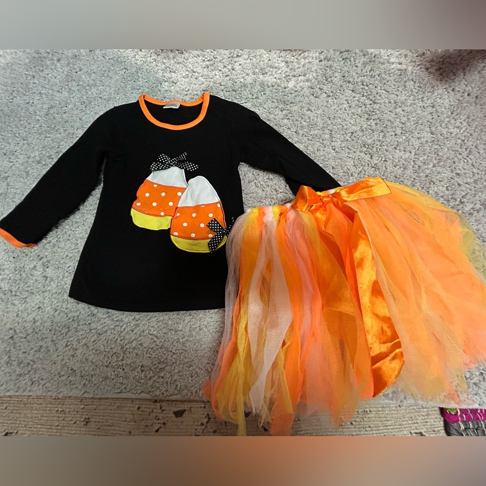 Girls size 4 online boutique Halloween set